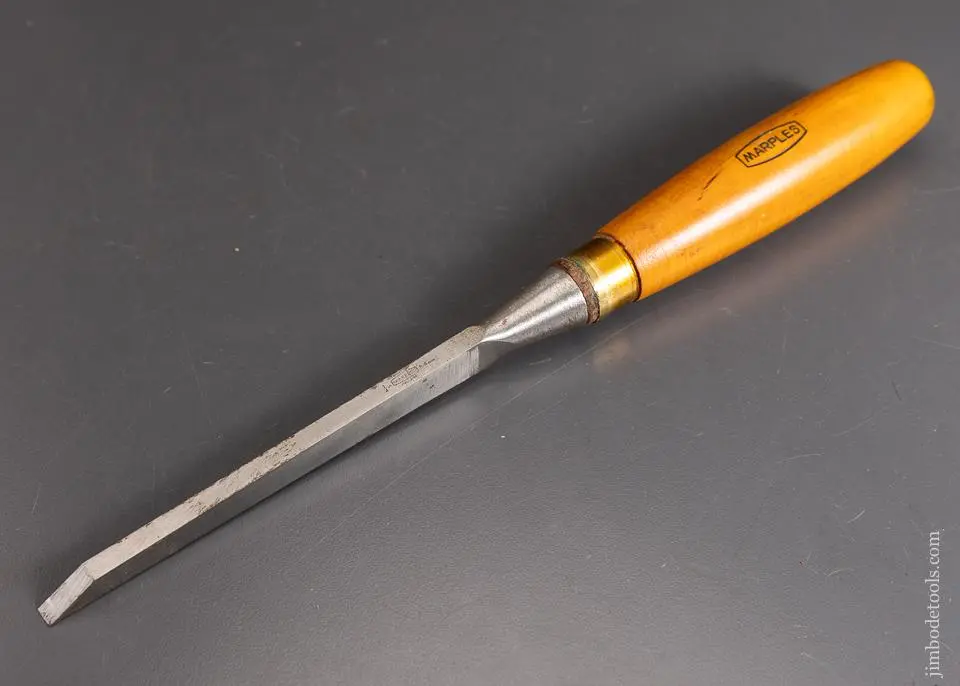 Minty Marples Boxwood Handle Mortise Chisel 1/4 Inch - 96023 1