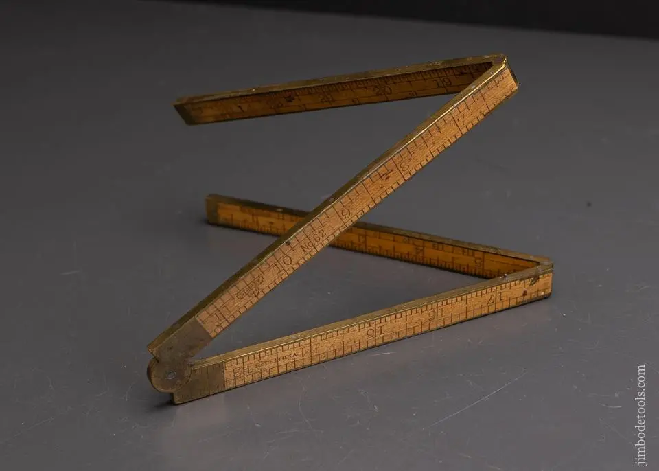 Good + Stanley N0. 62 Full Bound Boxwood Folding Rule - 96028 1
