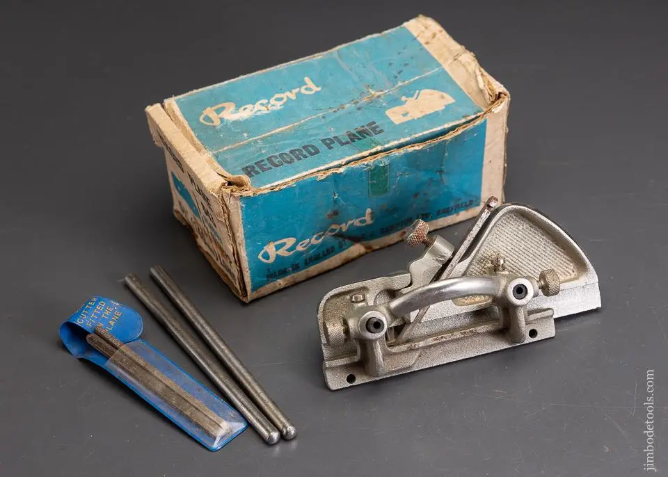 Record No. 043 Plow Plane 100% Complete And Near Mint In Box - 96039 1