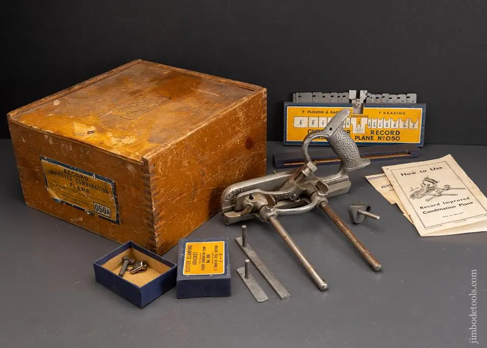 Record No. 050A Combination Plow Plane Complete In Its Original Box - 96041 1