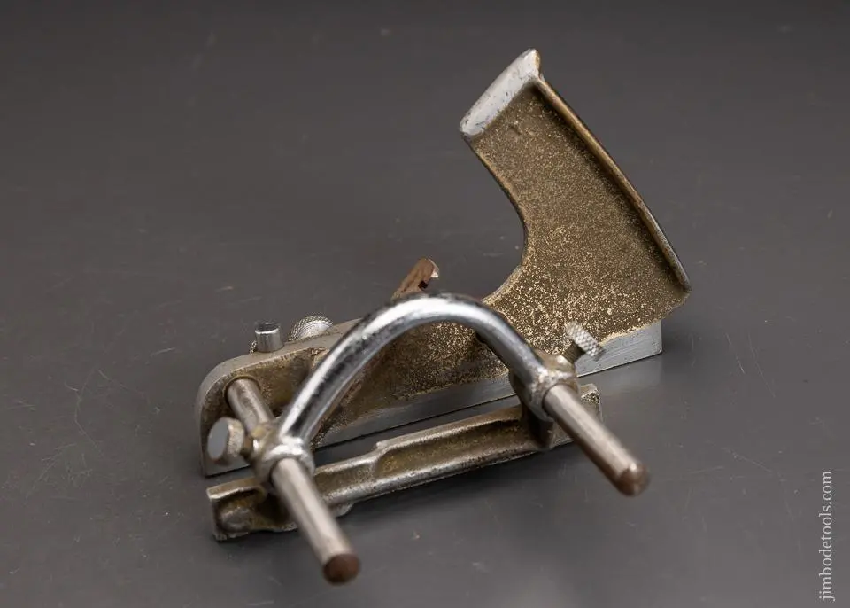 Nickel Plated Brass Mitor Plow Plane With One Cutter - 96078 1