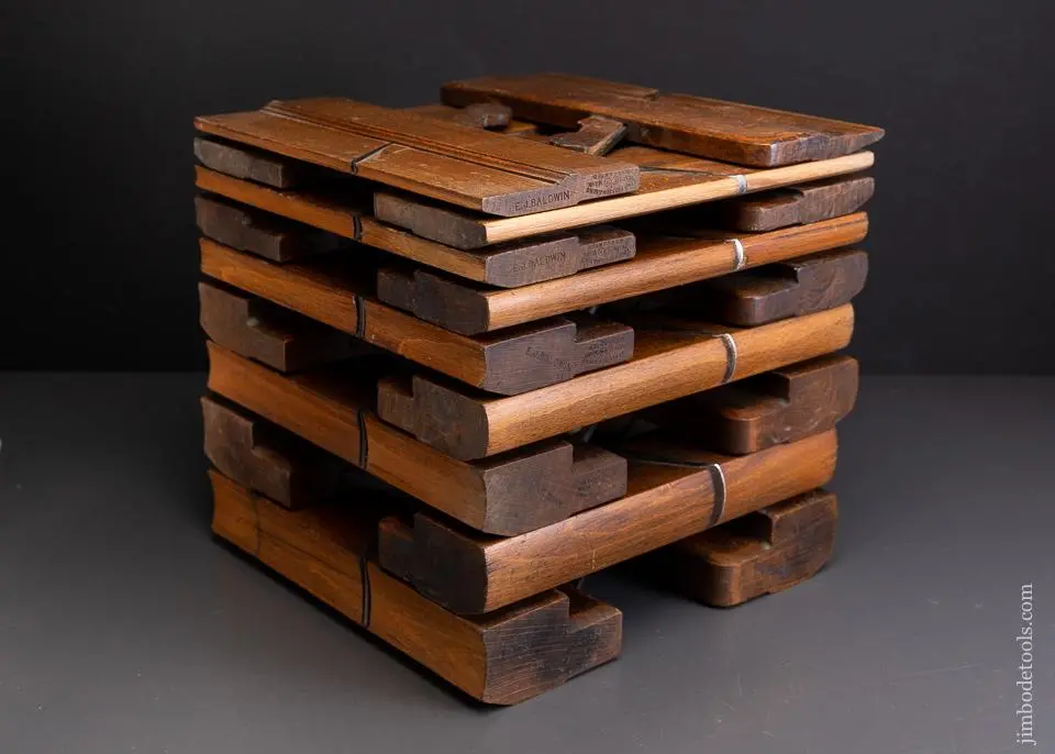 Fine Complete Set Of 18 Hollow & Round Planes By Preston Cabinet Pitch - 96107 - As Of Dec 16 1