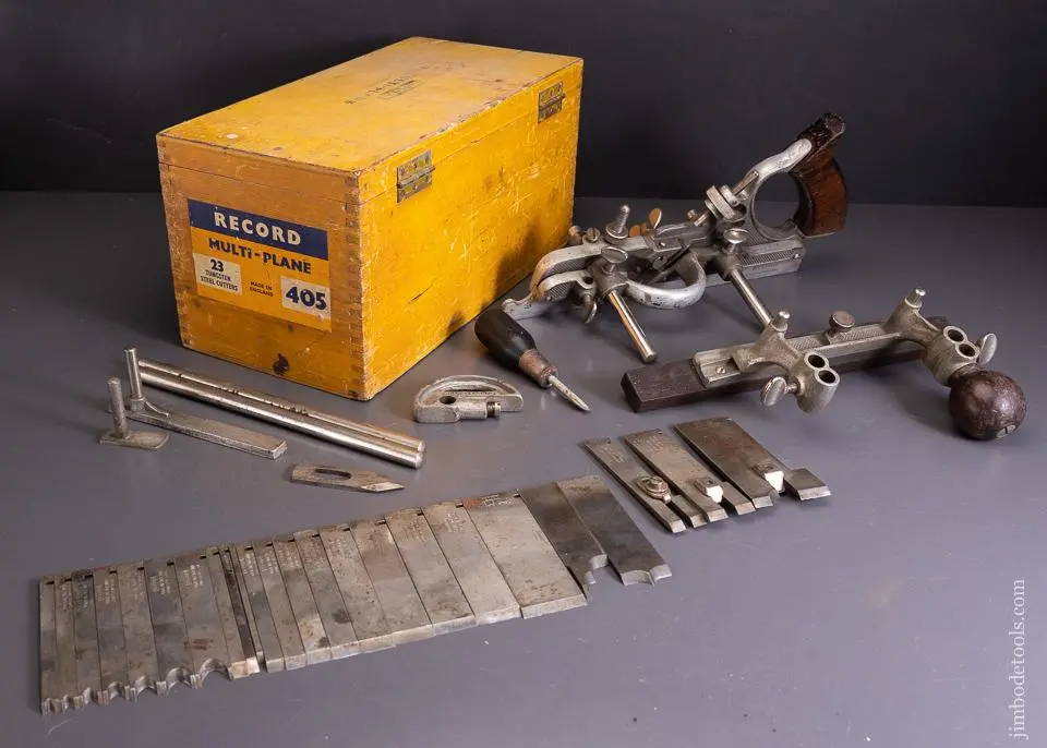 Record No. 405 Combination Plow Plane 100% Complete In Original Box - 96124 1