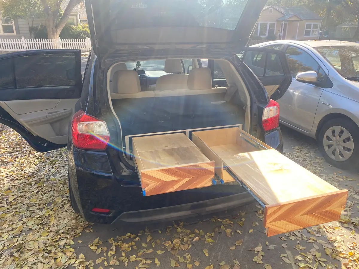Subaru Impreza Sleeping Platform & Camper Kit 1