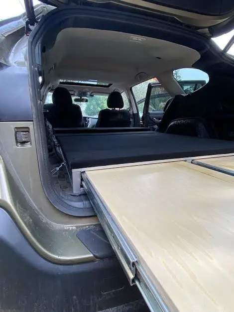Low Profile Camper Bed Platform 7