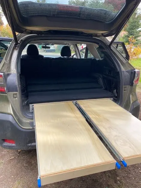 Low Profile Camper Bed Platform 9
