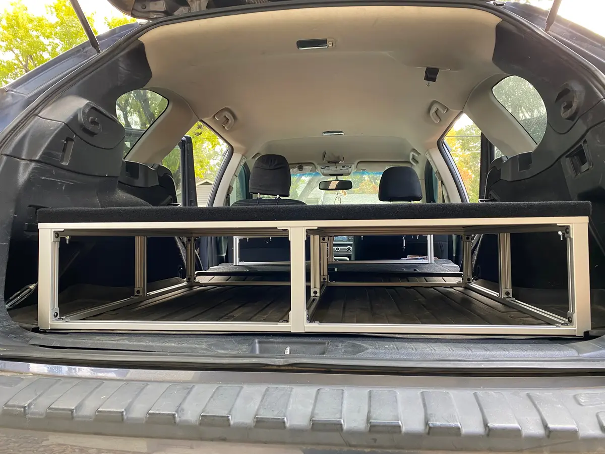 Aluminum Car Camper Bed Platform 6