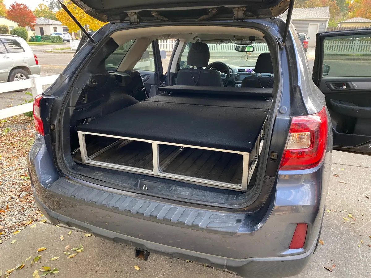Aluminum Car Camper Bed Platform 1