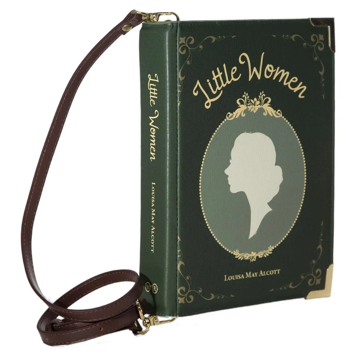 Little Women Green Book Handbag Crossbody Purse 1