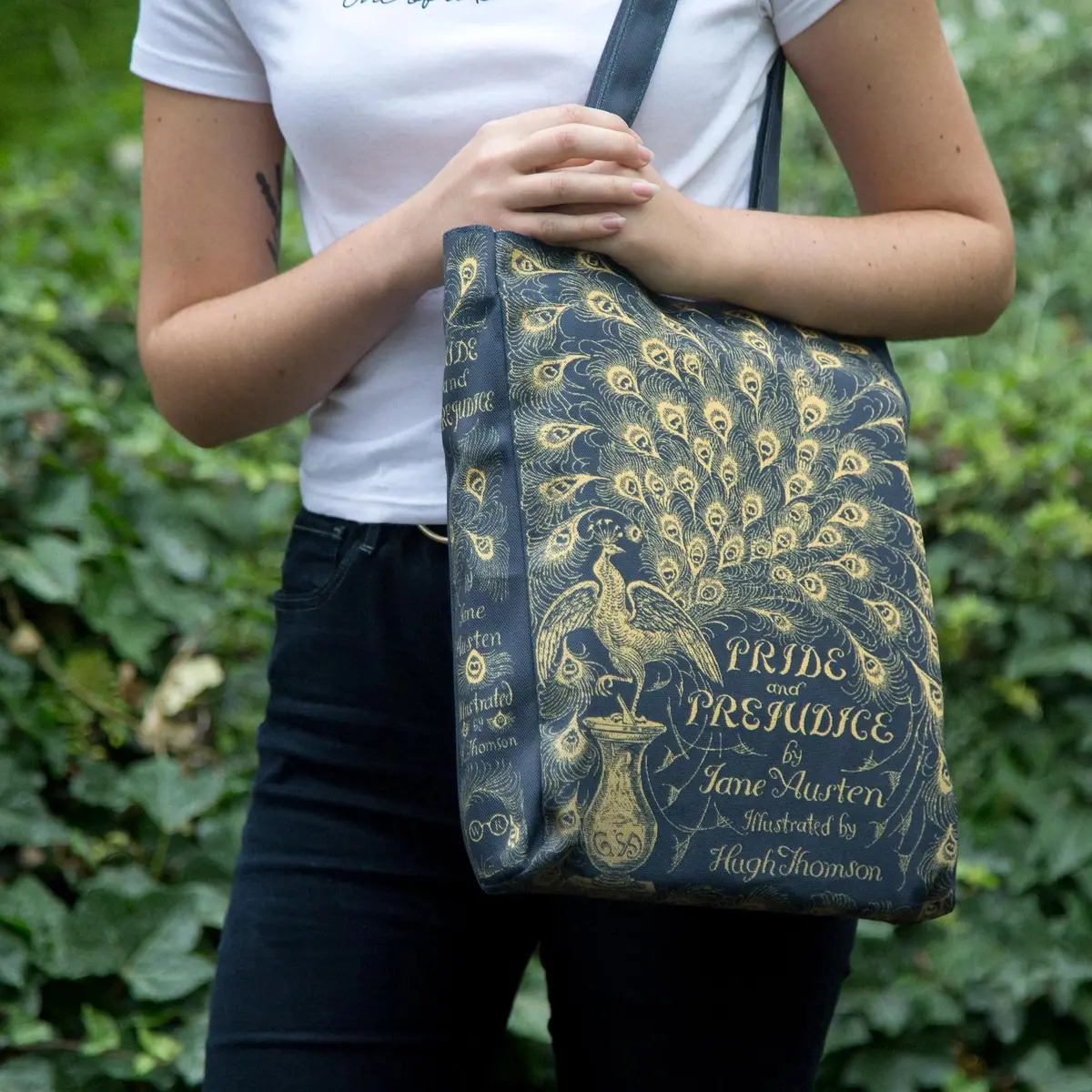 Pride And Prejudice Green Tote Bag 1